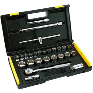 Stanley 27pc 1/2Dr. 6pt Metric Socket Set | Model : 86-477-6