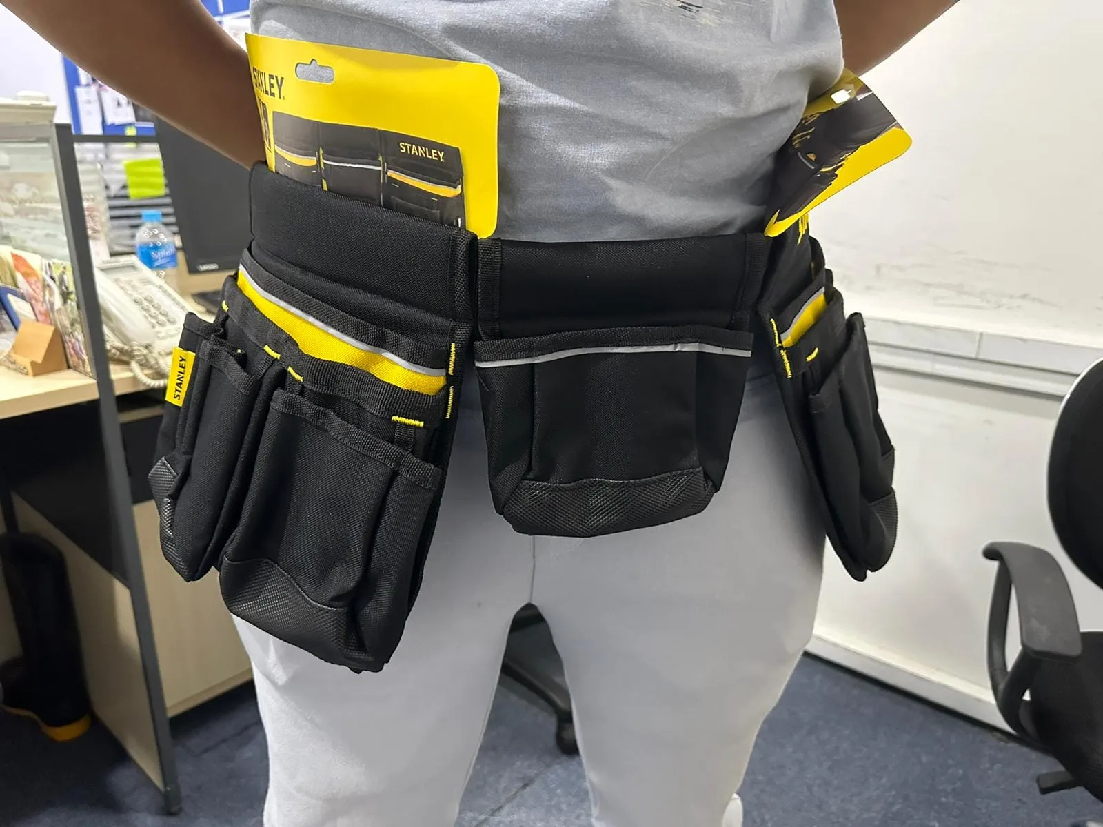 Stanley Fabric Waist Tool Belt Pouch Apron (61786) 60x7.5x25.5cm | Model : STY61786