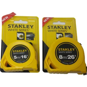 Stanley White Series Tough Case Measuring Tape | Model : STHT30151-8