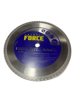 Steel Force 14 Metal Cutting Saw Blade 355*25.4*72T To Cut Steel | Model : SBA-MS35572