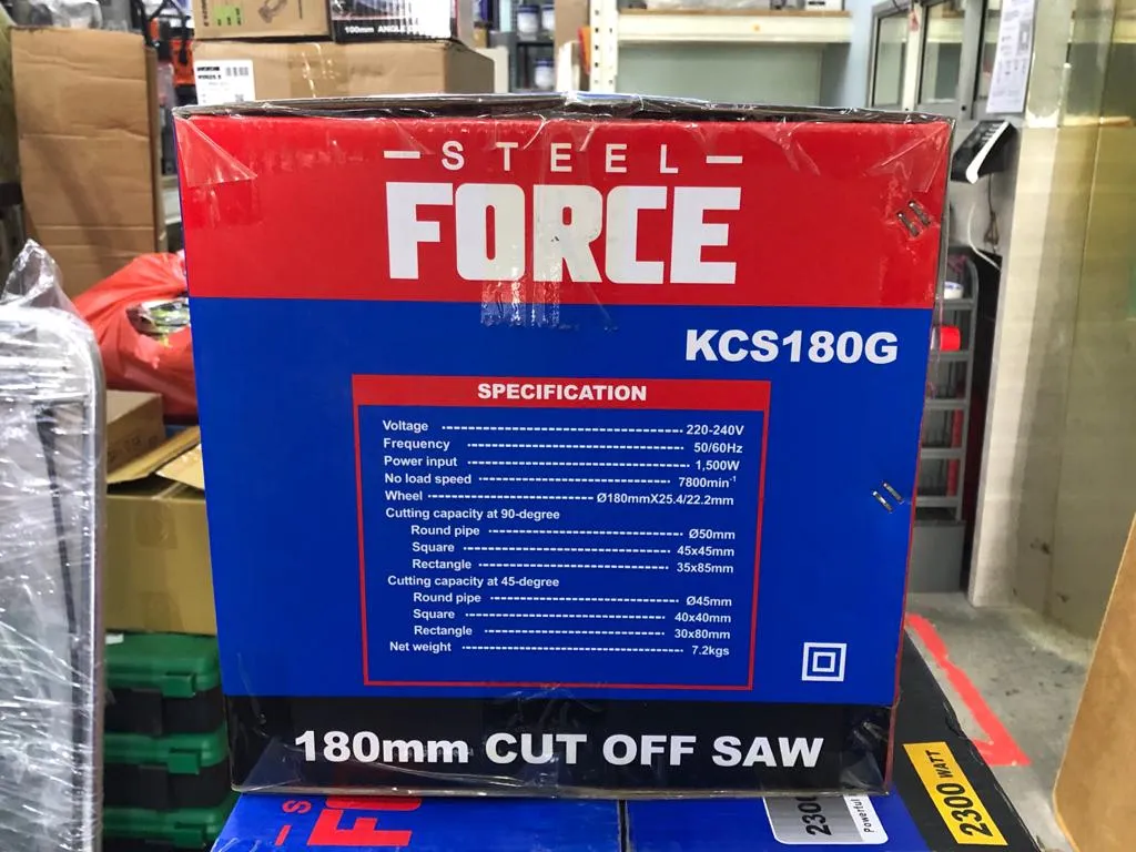 Steel Force 7 1500W Fibre Chop Saw (Cutting Machine) | Model : KCS180G