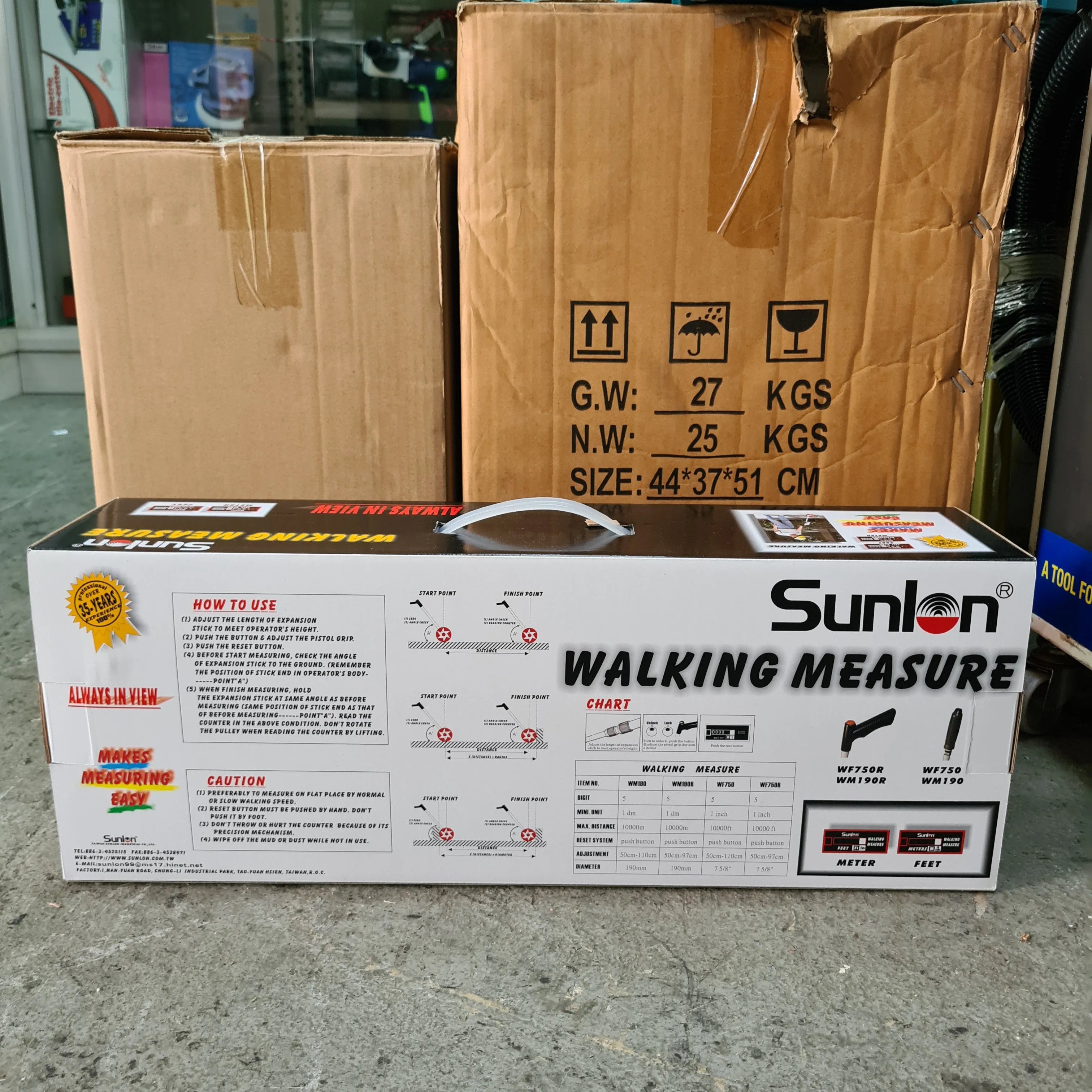 Sunlon Walking Measure Mw190 10M | Model : WM1-SMW190
