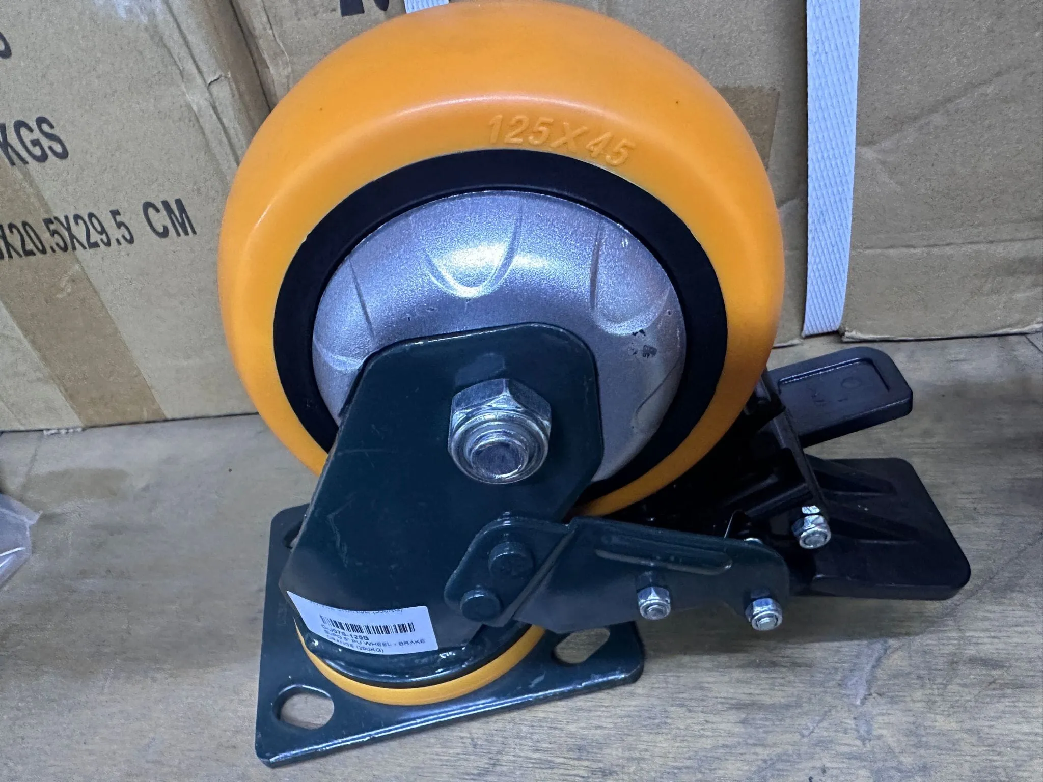 Supo Orange Wheel 2 - 8| Model : C- | Type : Swivel . Brake or Rigid