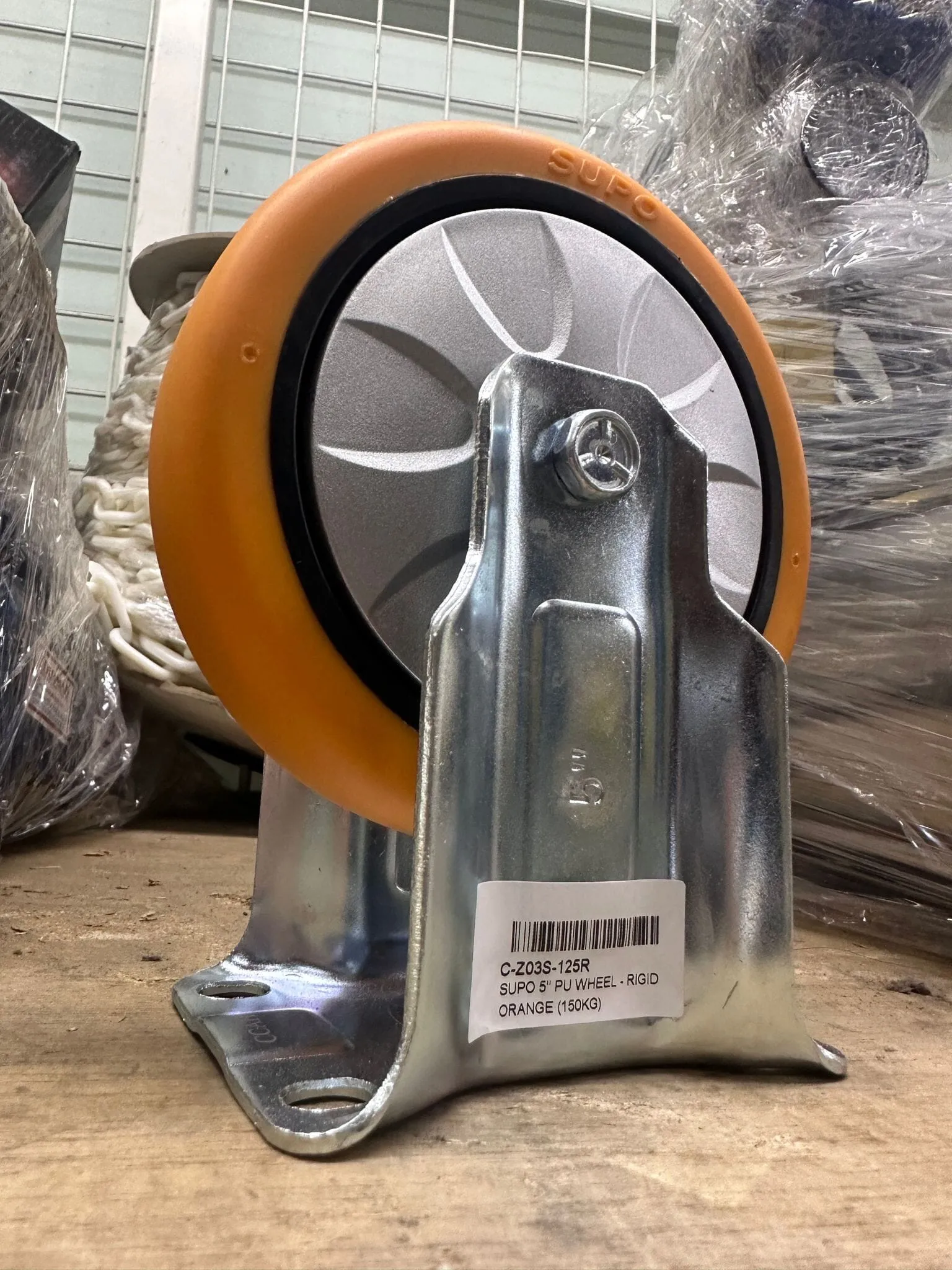 Supo Orange Wheel 2 - 8| Model : C- | Type : Swivel . Brake or Rigid