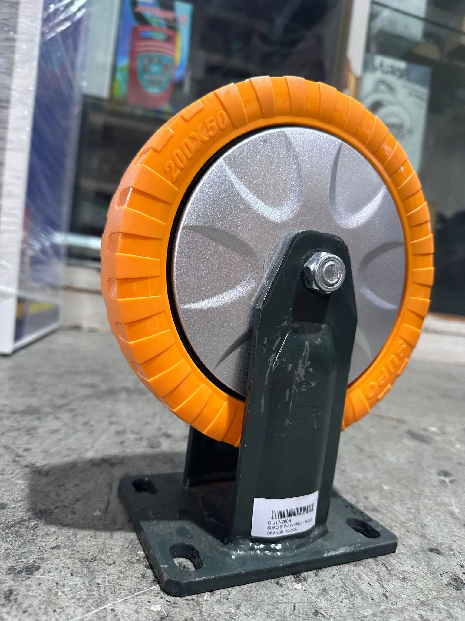 Supo Orange Wheel 2 - 8| Model : C- | Type : Swivel . Brake or Rigid