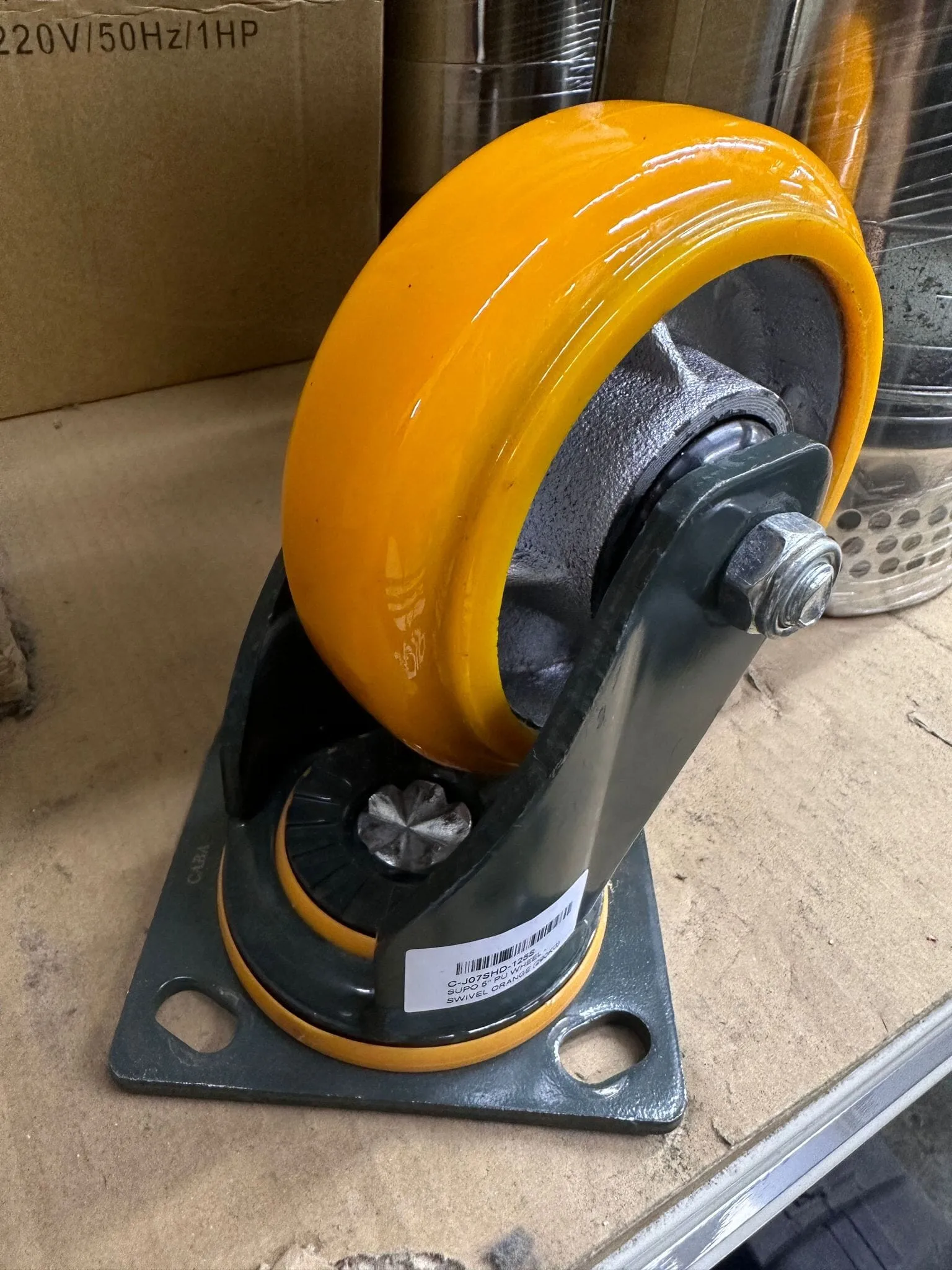 Supo Orange Wheel 2 - 8| Model : C- | Type : Swivel . Brake or Rigid