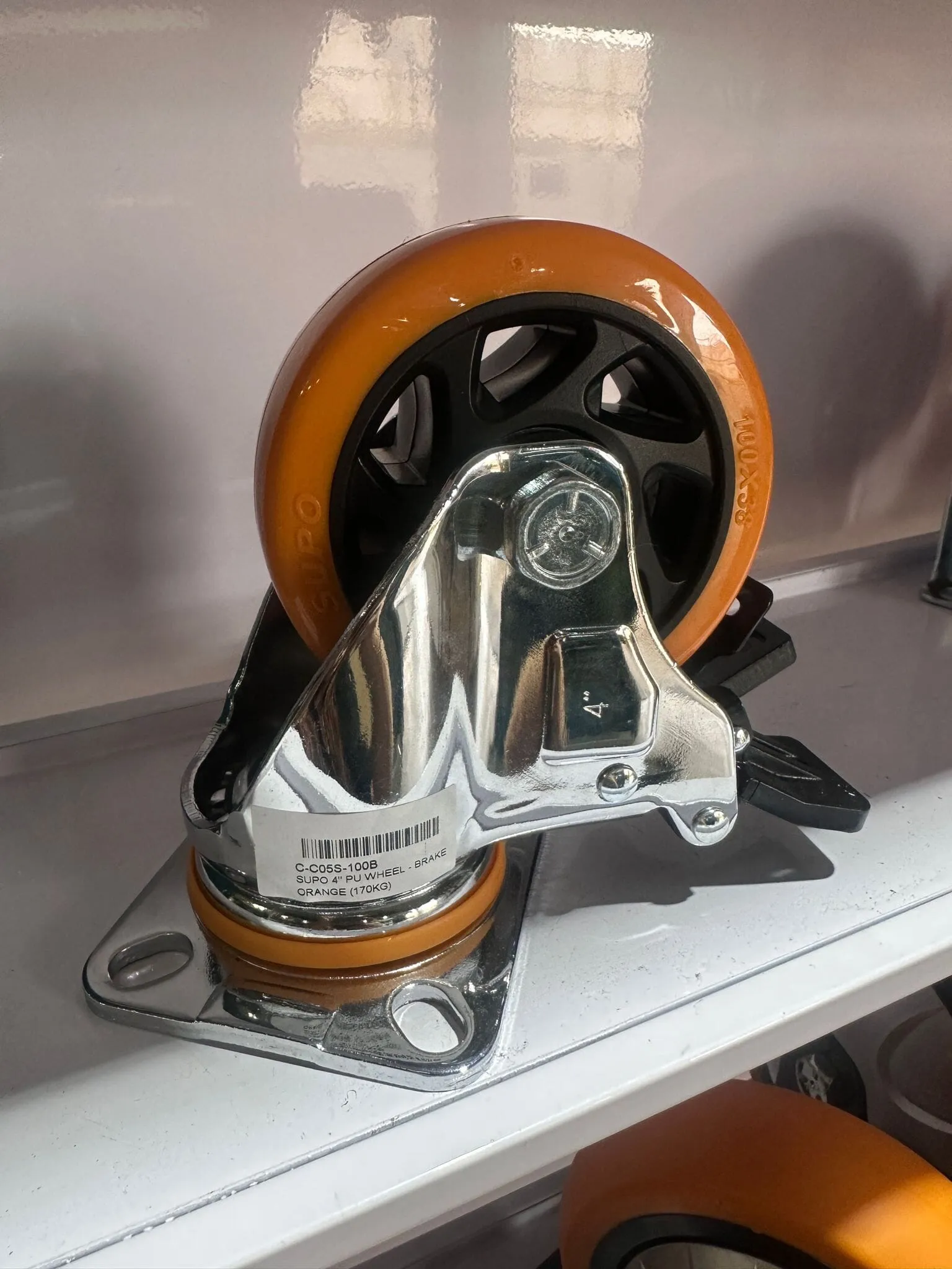 Supo Orange Wheel 2 - 8| Model : C- | Type : Swivel . Brake or Rigid