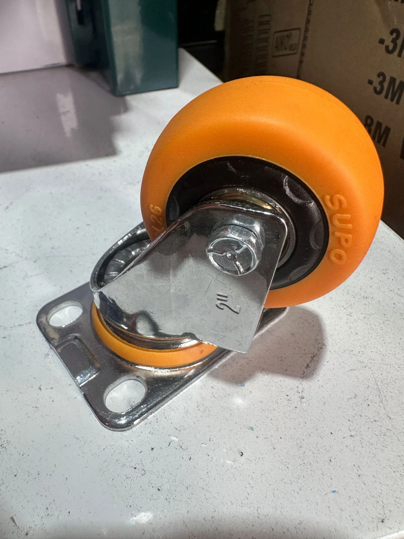 Supo Orange Wheel 2 - 8| Model : C- | Type : Swivel . Brake or Rigid