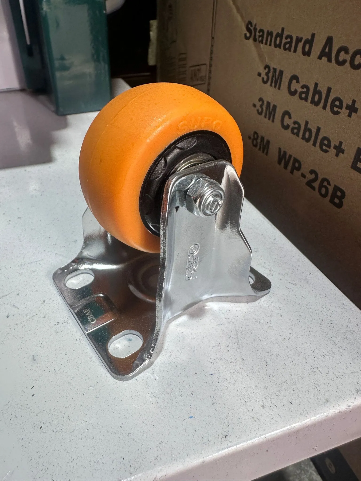 Supo Orange Wheel 2 - 8| Model : C- | Type : Swivel . Brake or Rigid