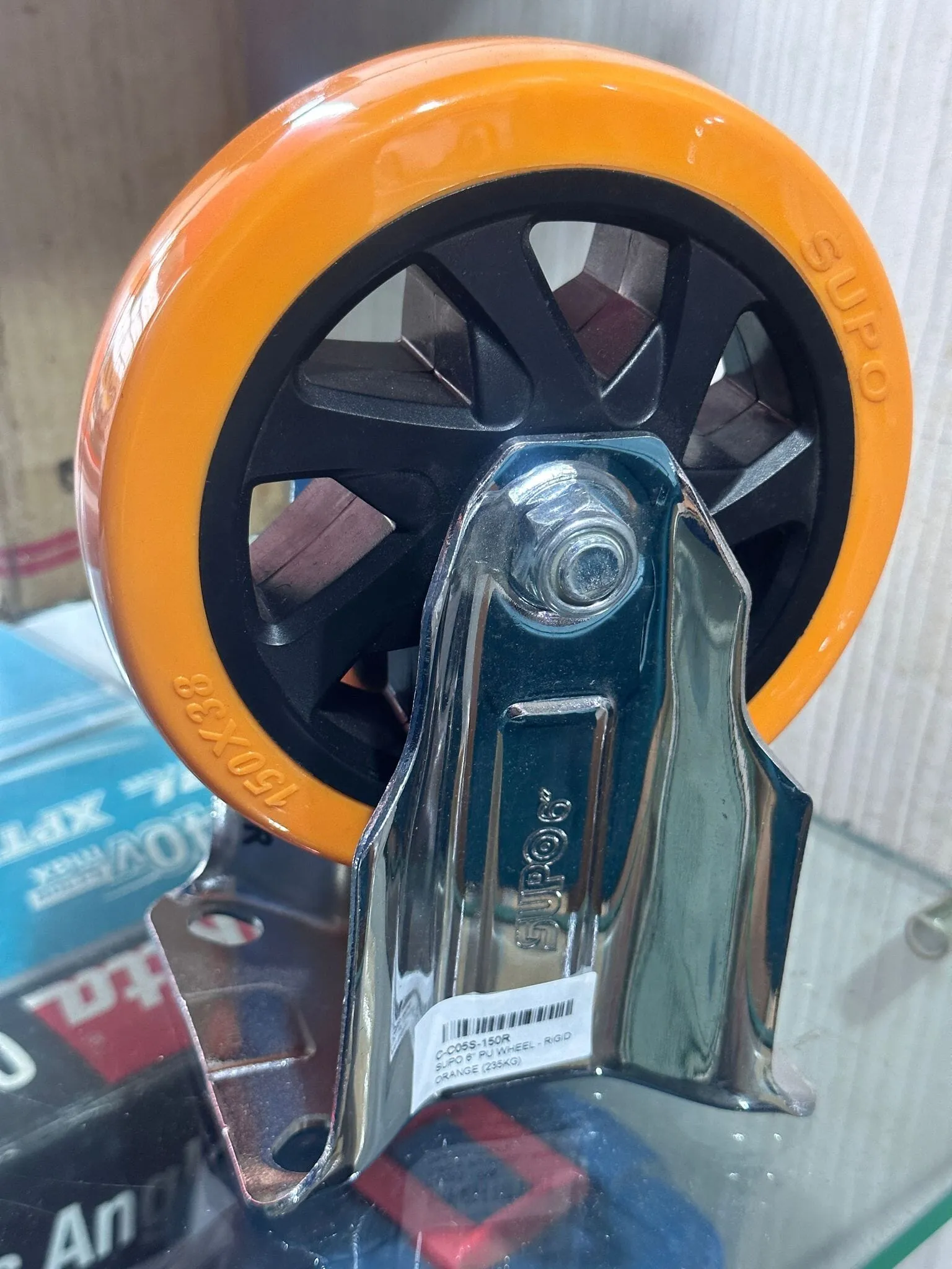 Supo Orange Wheel 2 - 8| Model : C- | Type : Swivel . Brake or Rigid