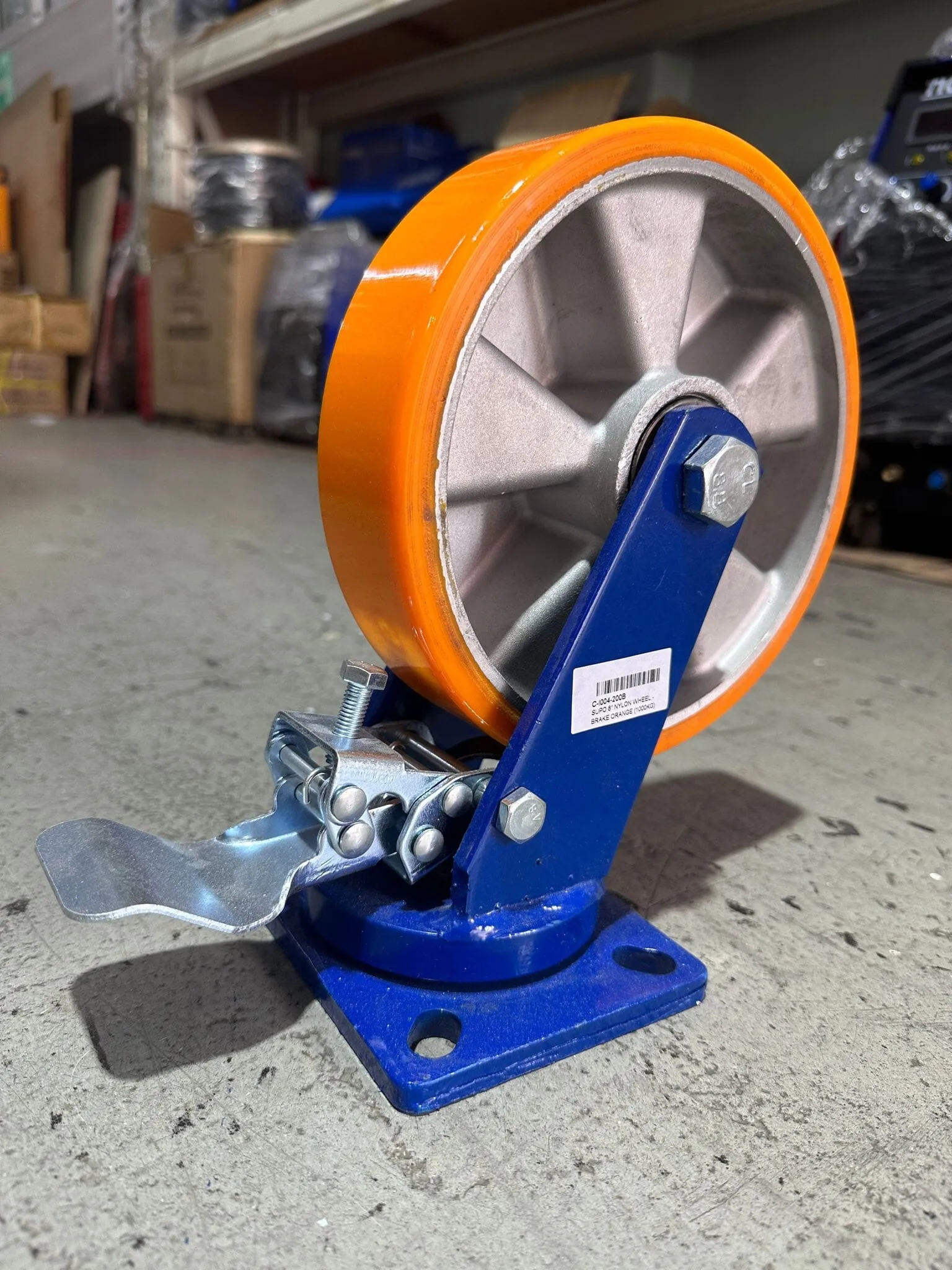 Supo Orange Wheel 2 - 8| Model : C- | Type : Swivel . Brake or Rigid