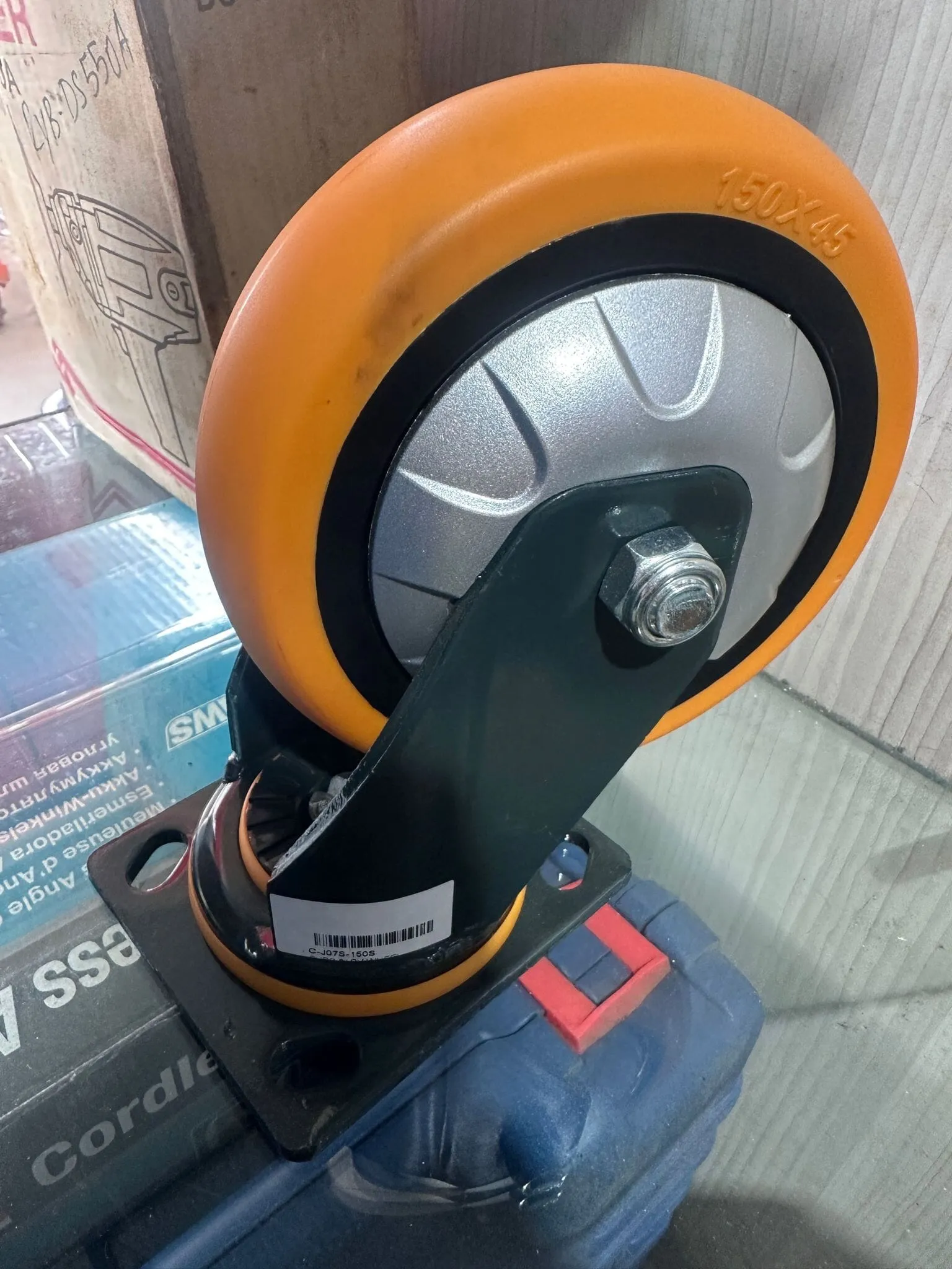 Supo Orange Wheel 2 - 8| Model : C- | Type : Swivel . Brake or Rigid