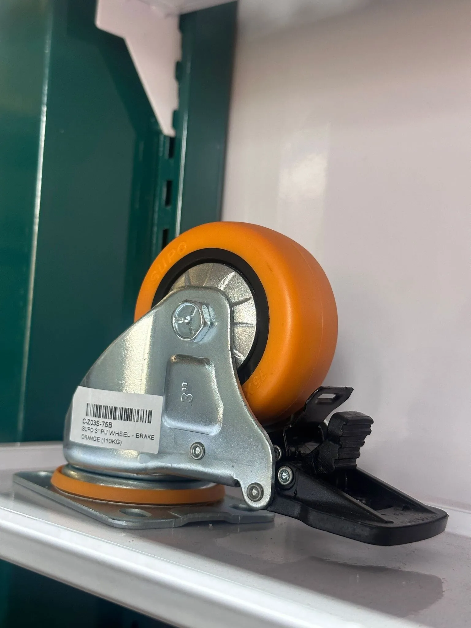 Supo Orange Wheel 2 - 8| Model : C- | Type : Swivel . Brake or Rigid