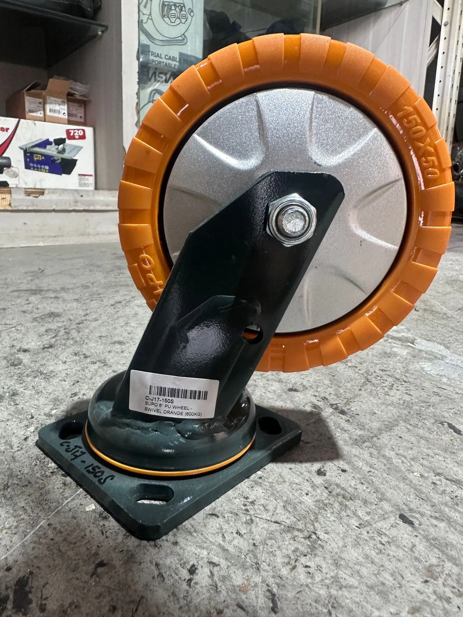 Supo Orange Wheel 2 - 8| Model : C- | Type : Swivel . Brake or Rigid