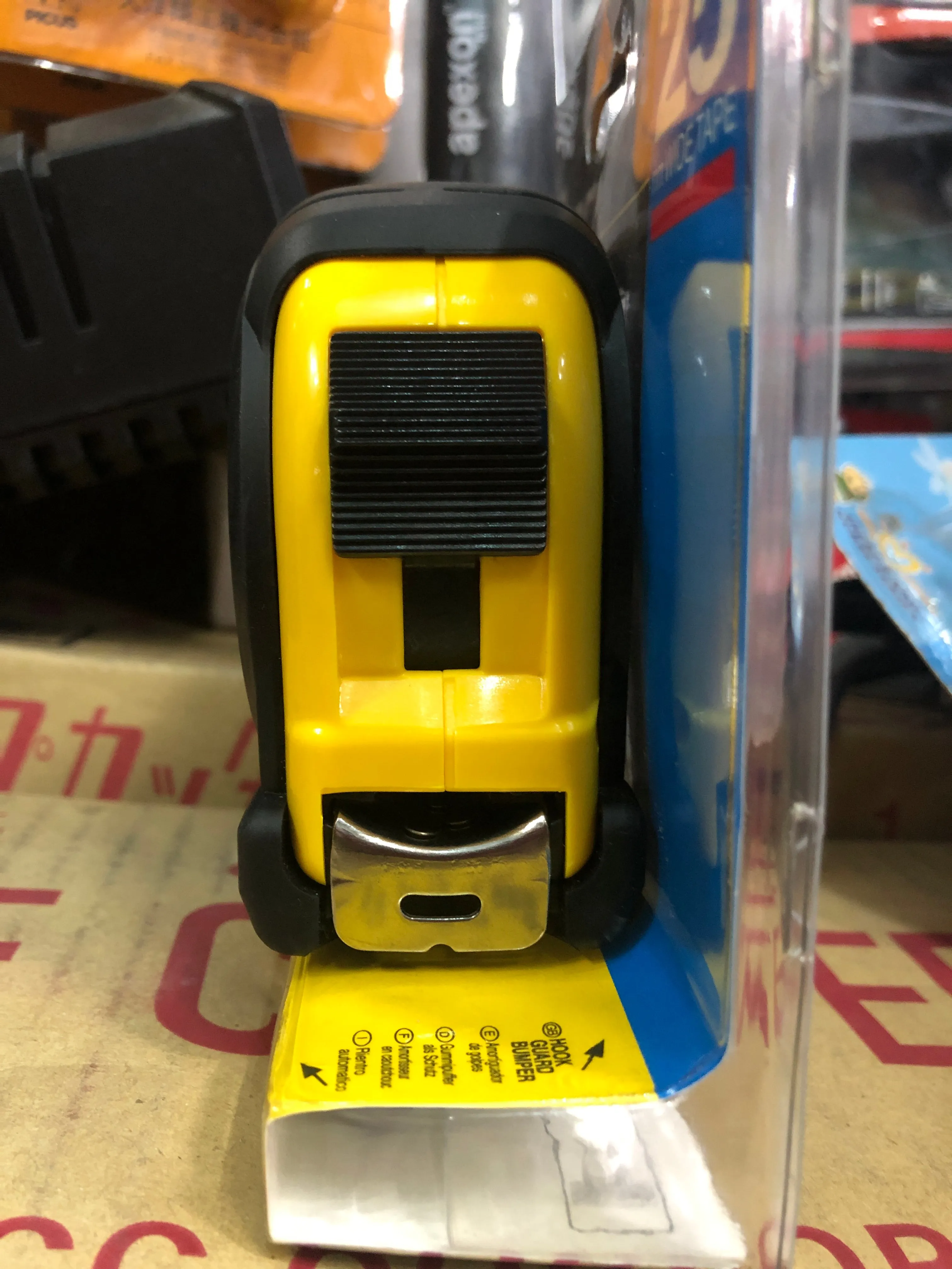 Tajima 7.5m (25ft) 25mm Wide. Shock Resistant Measuring Tape  | Model : 016-095-2575 (GLock-25)