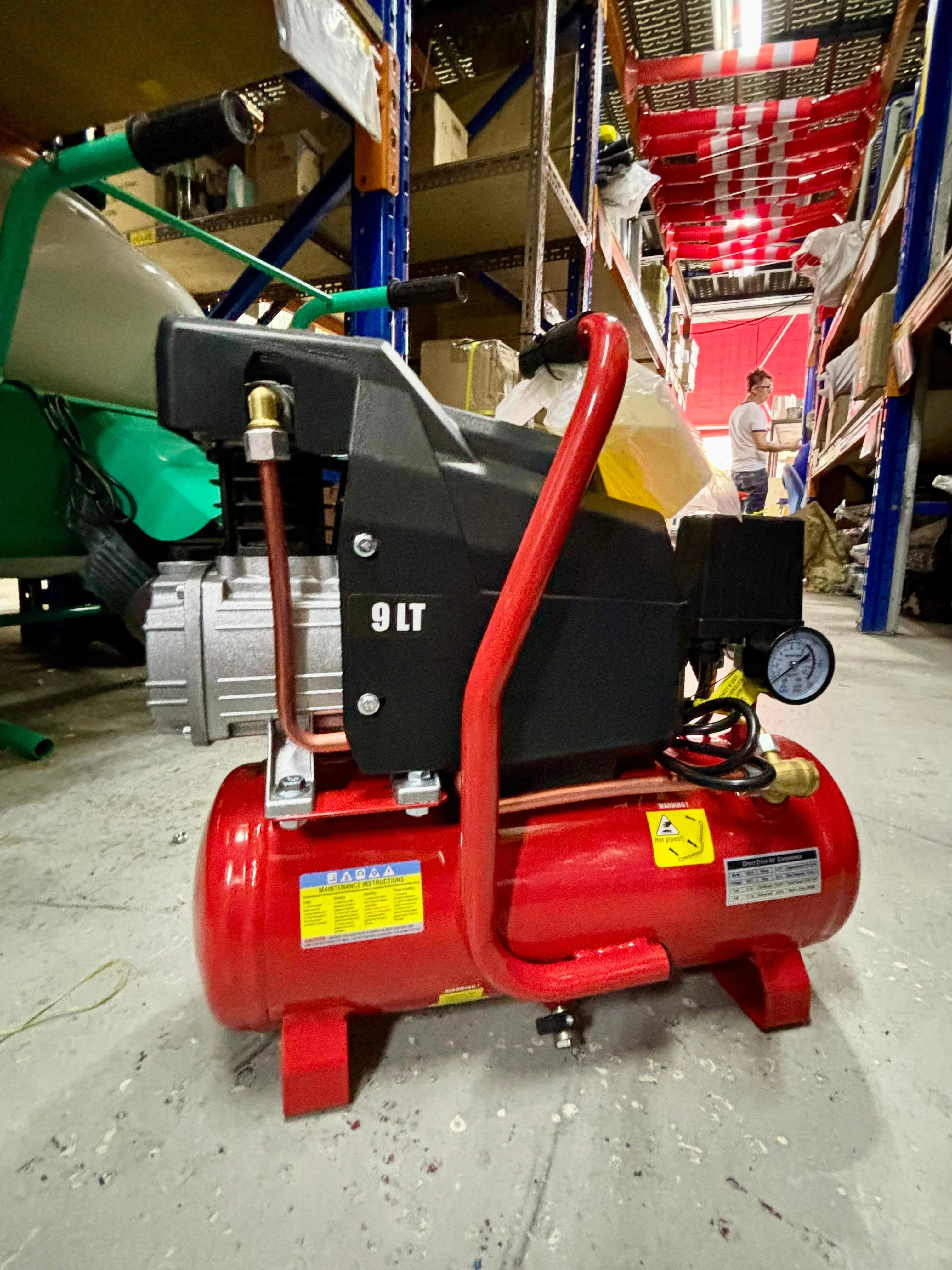 Tiger 2Hp 9L 240V Direct Air Compressor (FOR EXPORT ONLY) | Model : ZBS09