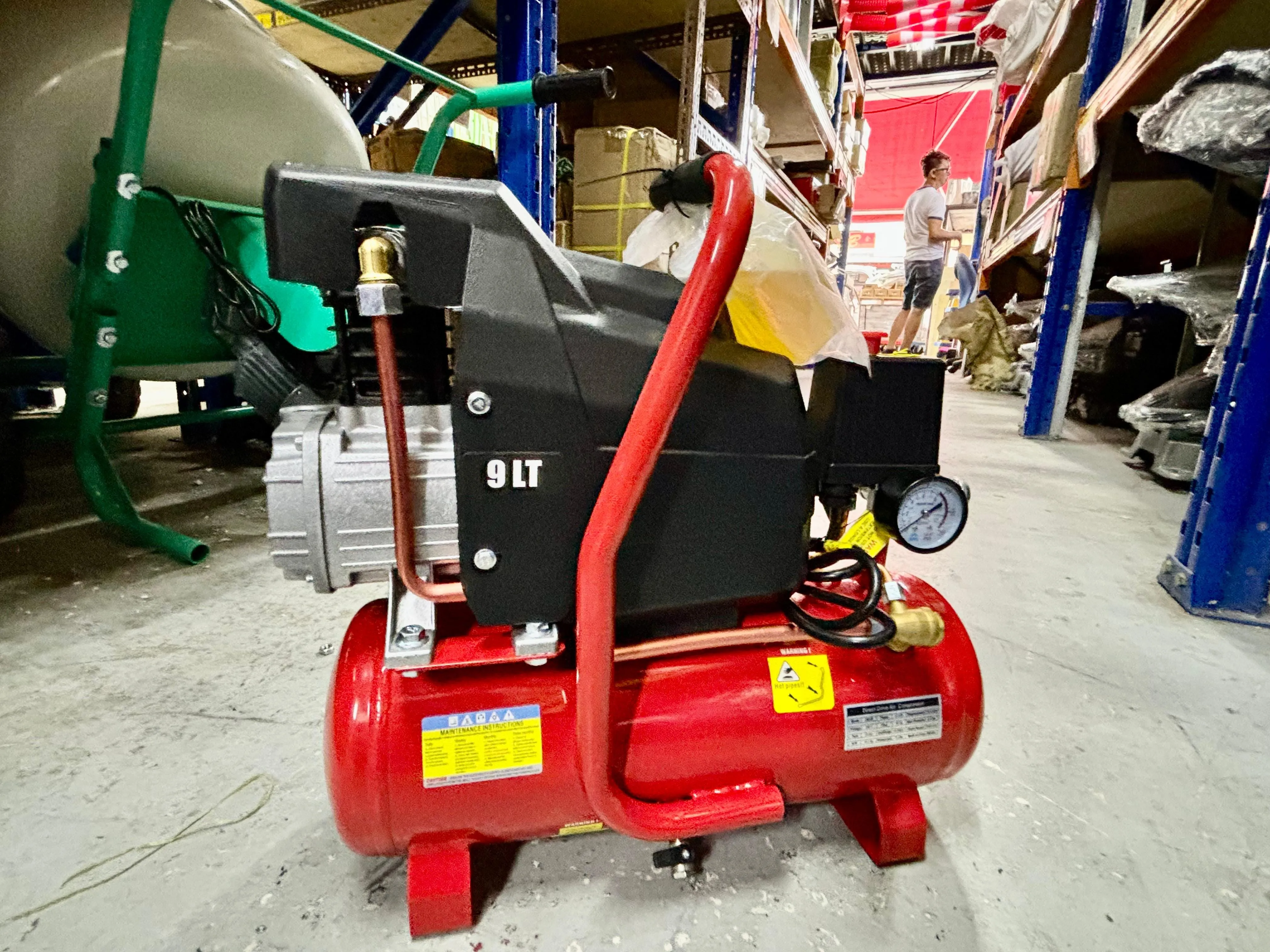 Tiger 2Hp 9L 240V Direct Air Compressor (FOR EXPORT ONLY) | Model : ZBS09