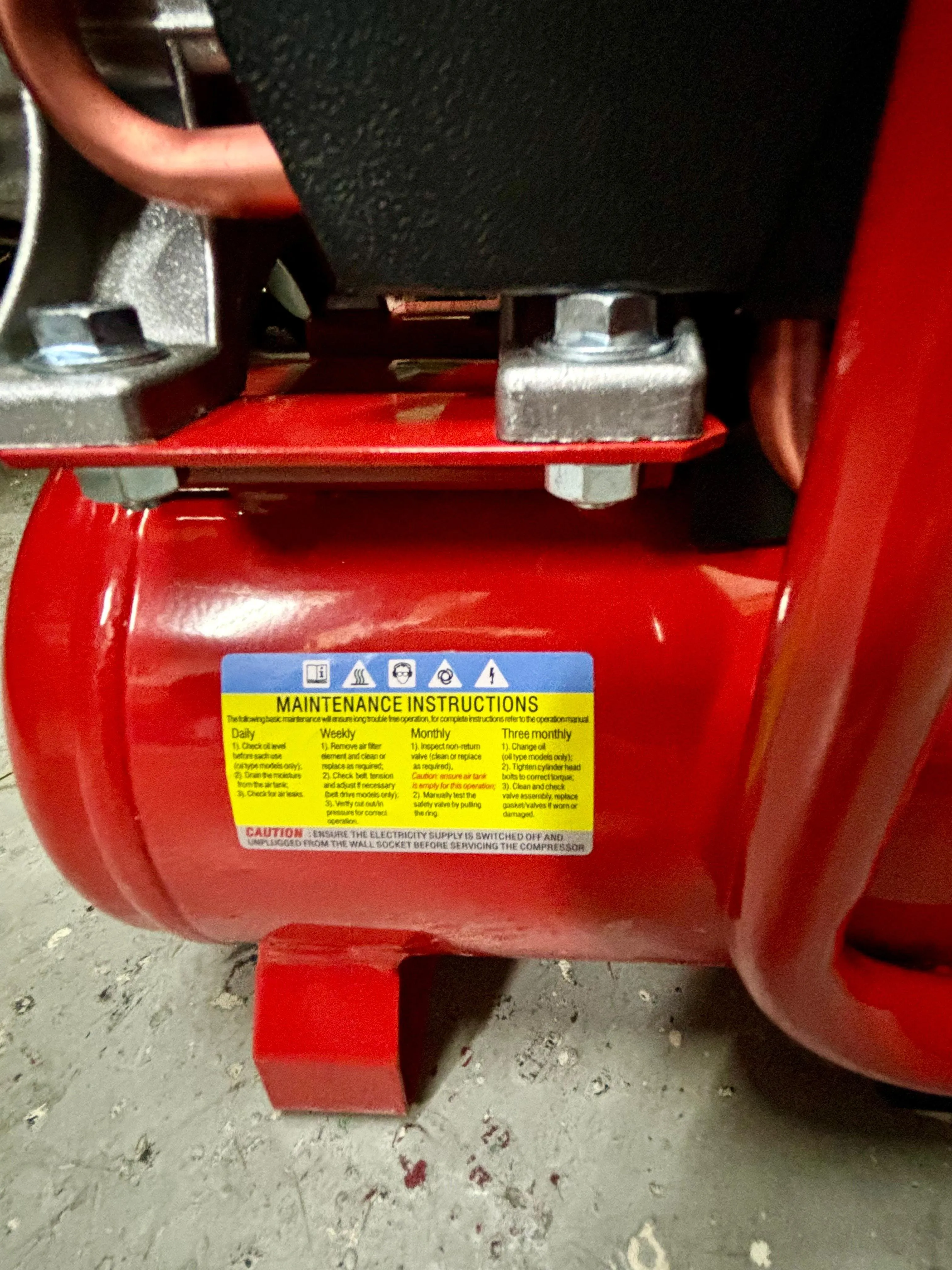 Tiger 2Hp 9L 240V Direct Air Compressor (FOR EXPORT ONLY) | Model : ZBS09