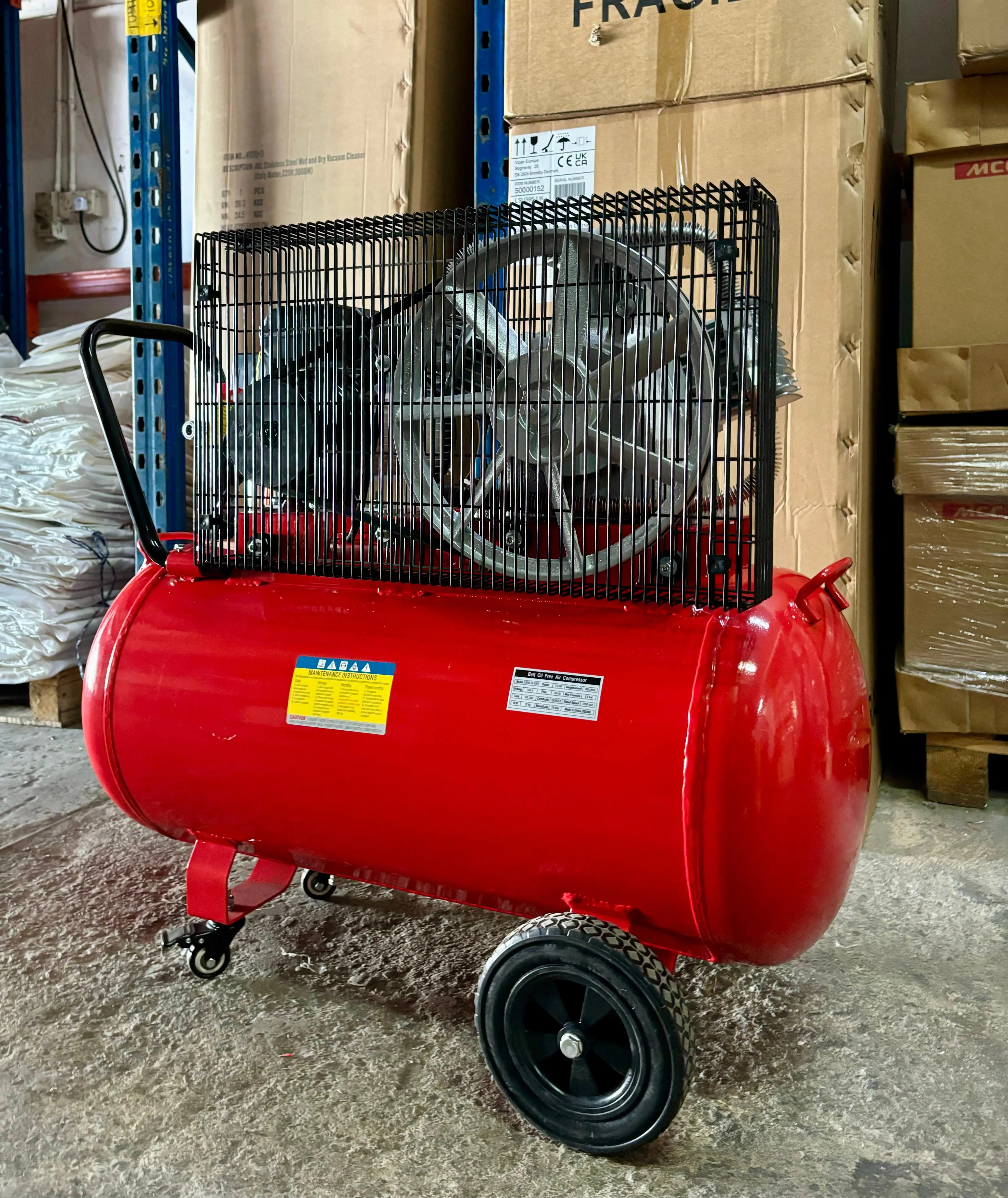 Tiger 3HP 100L Oil Free Belt Air Compressor (FOR EXPORT ONLY) | Model : BWL70-100