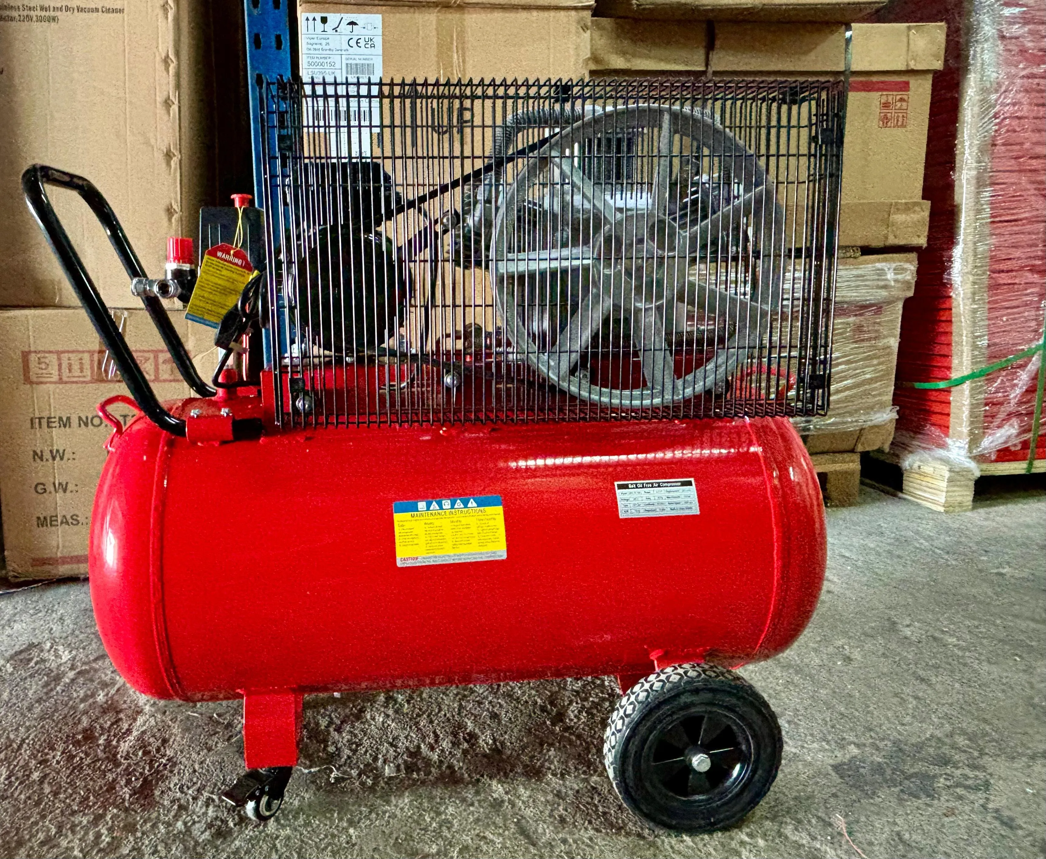 Tiger 3HP 100L Oil Free Belt Air Compressor (FOR EXPORT ONLY) | Model : BWL70-100