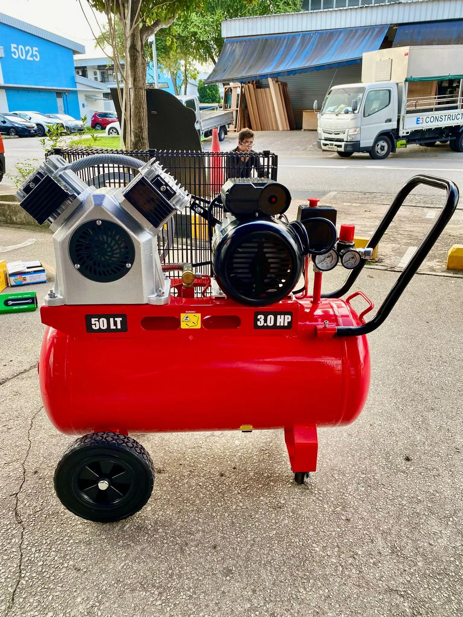 Tiger 3hp 50l Oil Free Belt Air Compressor( FOR EXPORT ONLY)  | Model : BVL70-50