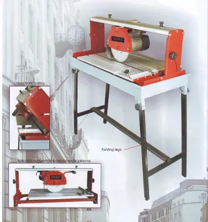 Topline Stone Cutting Saw 10 W/Leg 230V | Model : TCM250PRO
