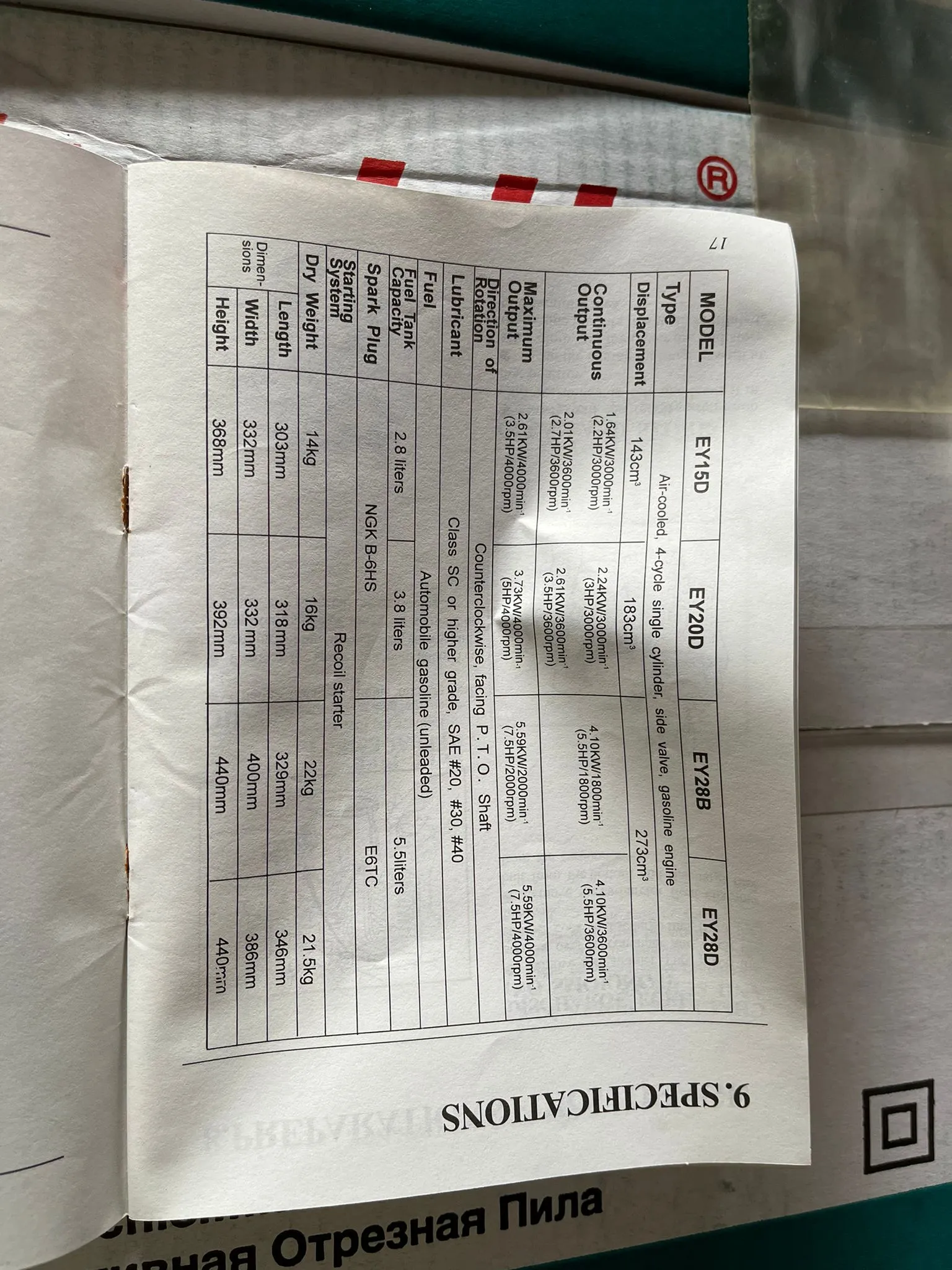 Tropic 3 gasoline 5hp Water Pump come with EY20D robin engine | Model : WP-TRP75YC