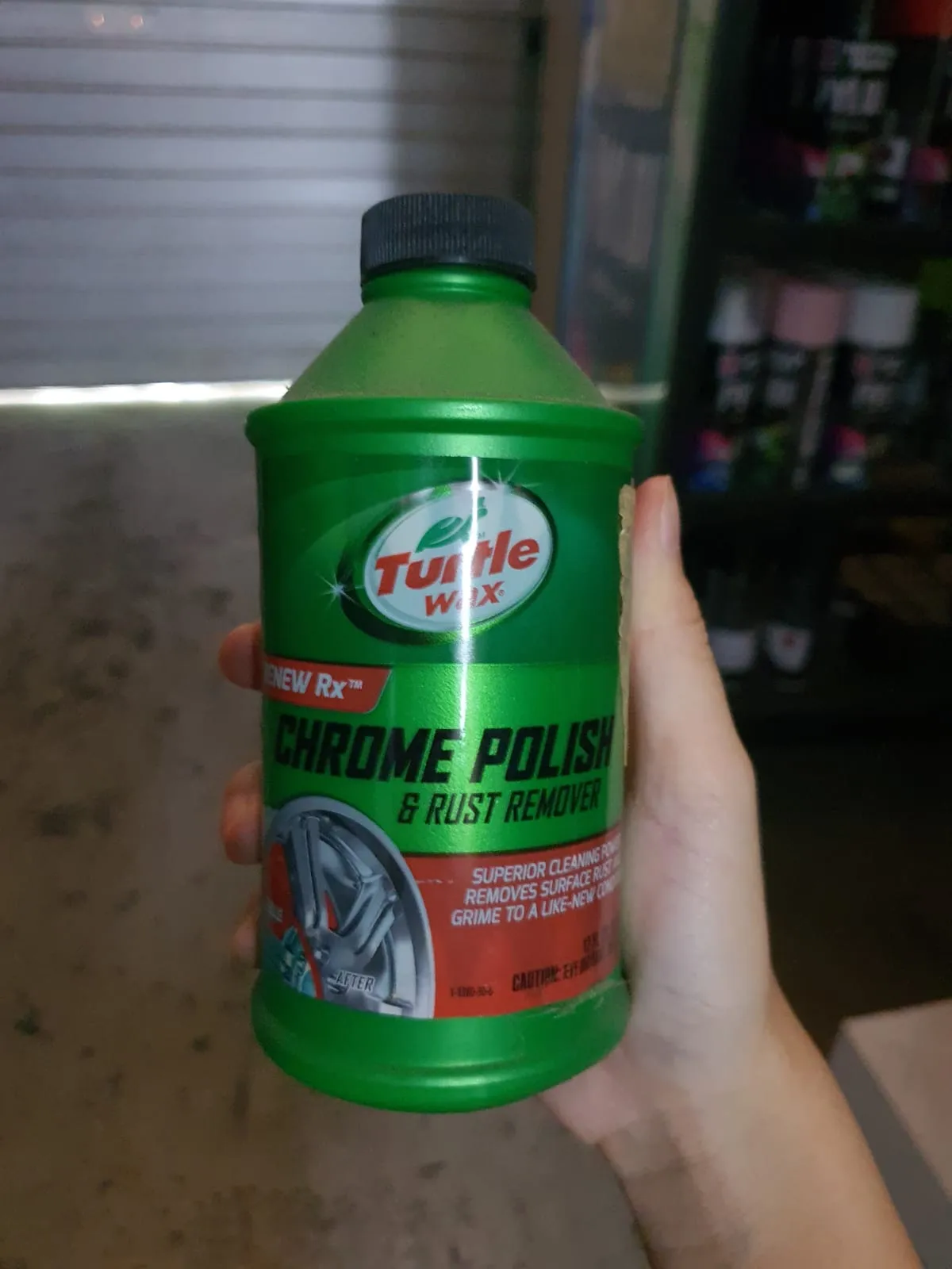 Turtle Wax Chrome Polish & Rust Remover 12OZ | WAX-TCP