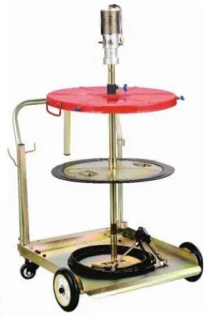 Tuta Air Grease Pump Comes With Drum Trolley. Drum Cover. Follower Plate. Grease Gun and Hose | Model : AM-TU-94D