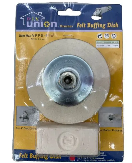 Union Felt Buffing Dish