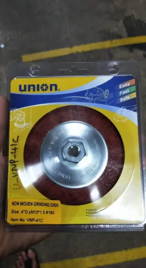 Union Non Woven Grinding Disc Vnp-41C 4 X 1.5 #80 | Model : U-VNP-41C