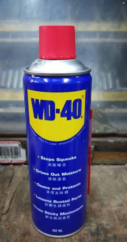 WD40 Anti Rust | Size : 382ml (12.9 oz) or 412ml | Model : WD40-382