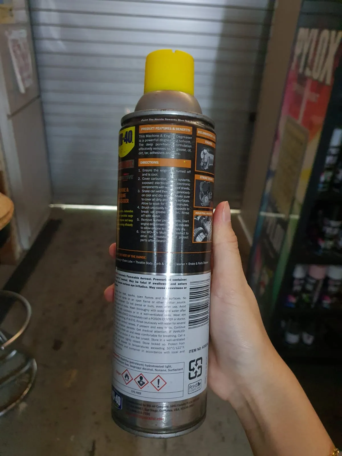 WD40 Automotive Machine & Engine Degreaser 450 ml | WD40-A-MEDGS