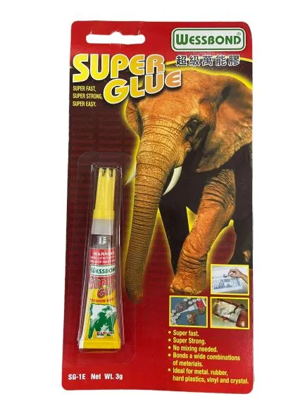 Wessbond Elephant Super Glue Single Pack 3g