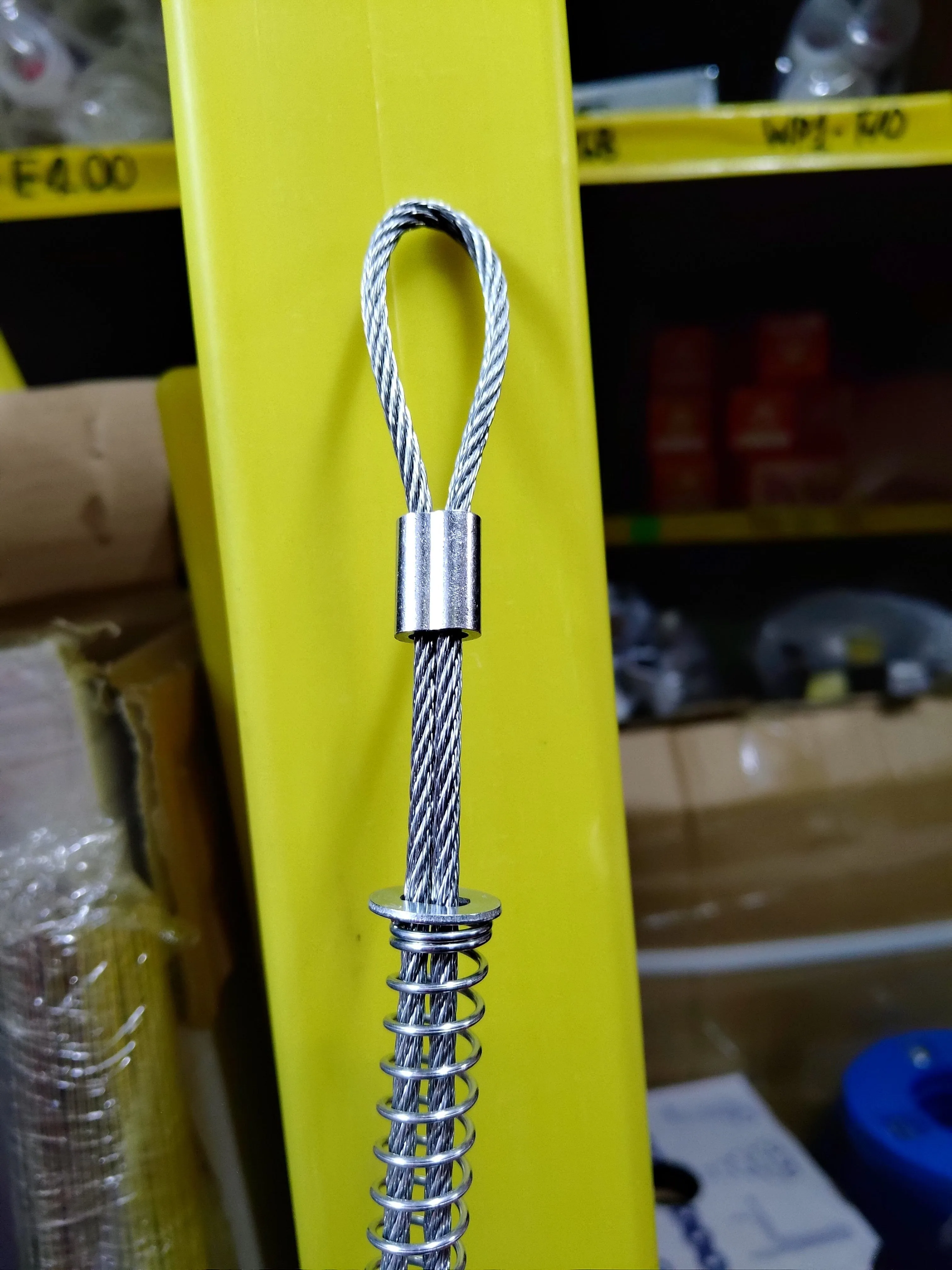 Wire Rope With Spring Air Coupling Arrestor | Model: WR-SPRING-