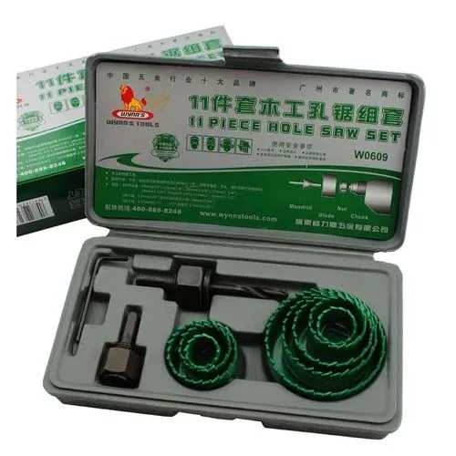 Wynn'S 11Pc Hole Saw Set (Wood)(W0609) | Model : HS-W0609