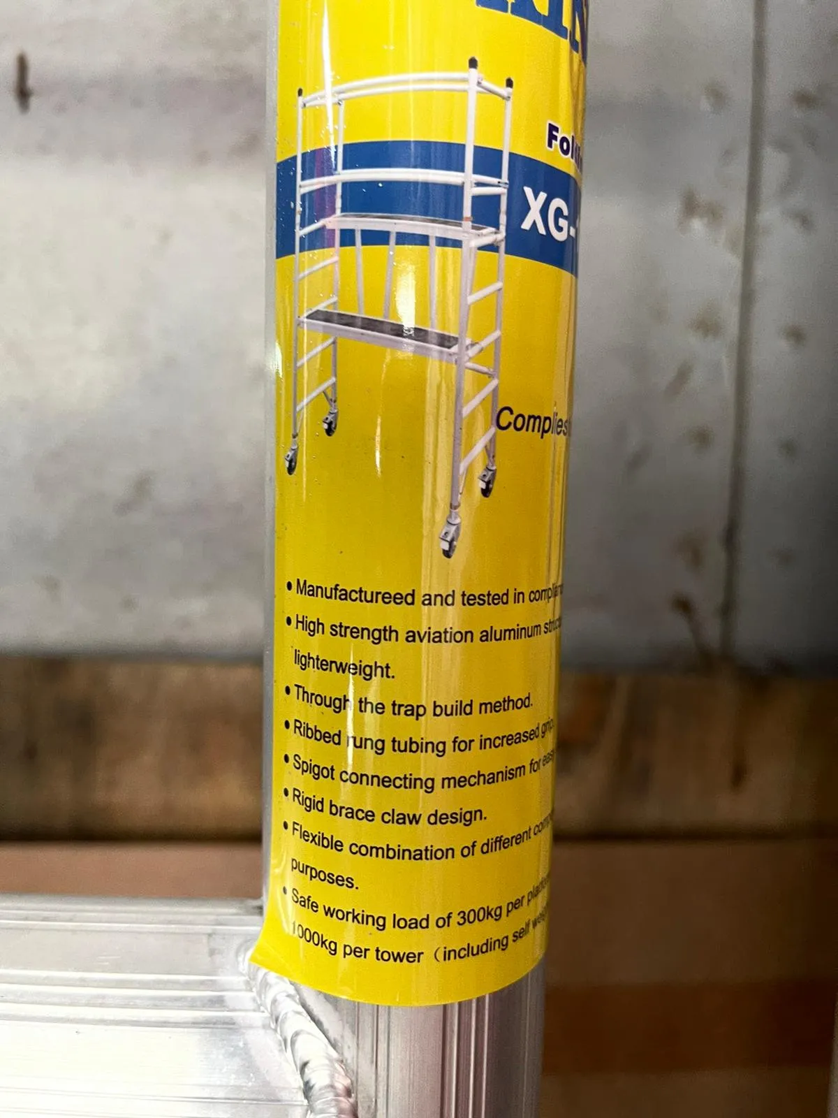 XG Aluminium Multi Purpose Foldable Mini Scaffolding Mobile Platform | Model : L-XG175A