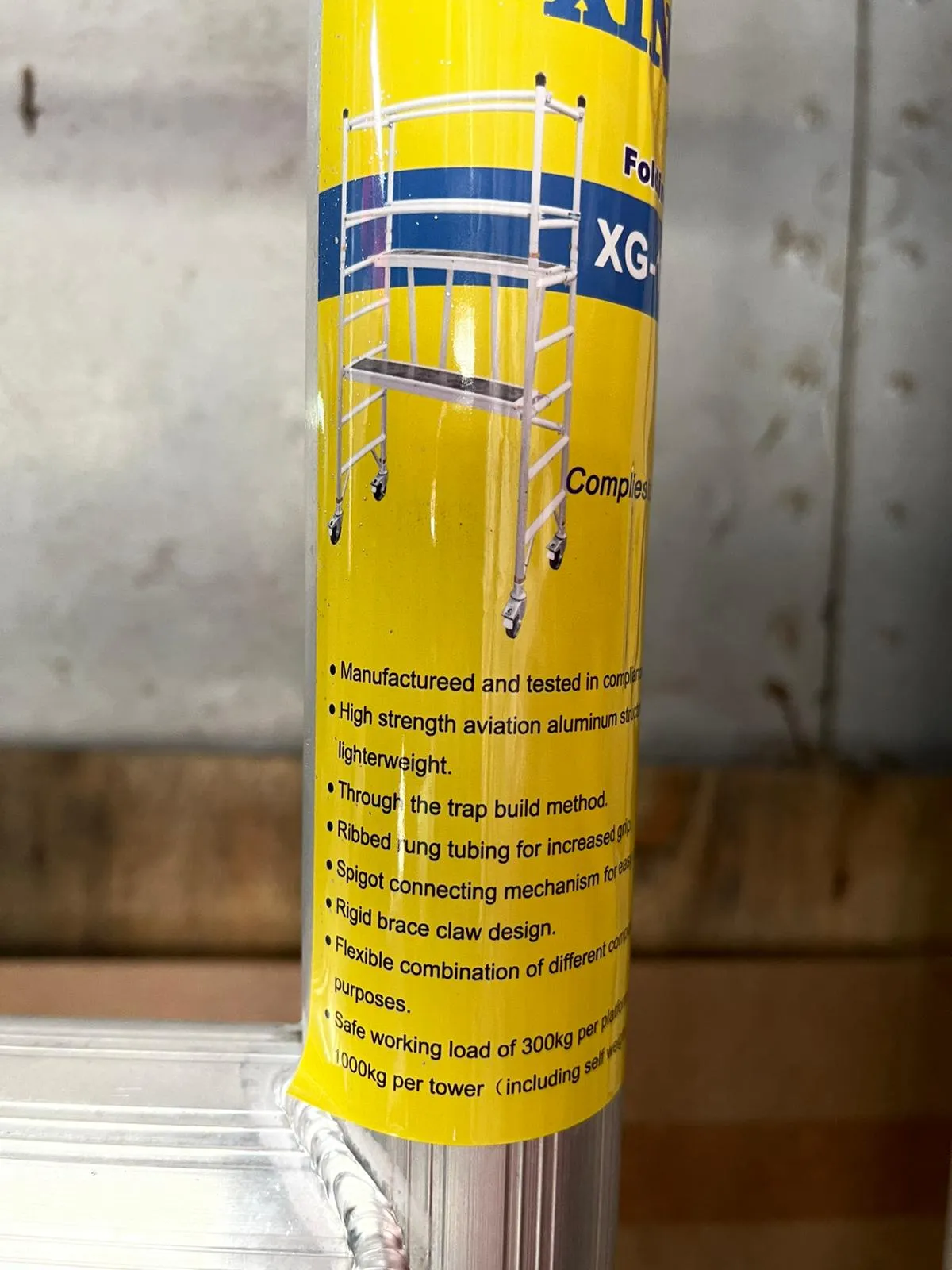 XG Aluminium Multi Purpose Foldable Mini Scaffolding Mobile Platform | Model : L-XG175A
