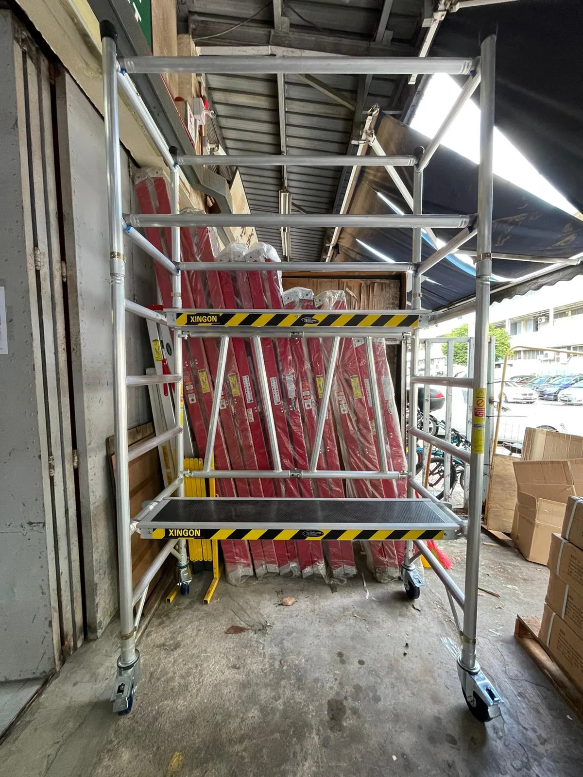 XG Aluminium Multi Purpose Foldable Mini Scaffolding Mobile Platform | Model : L-XG175A