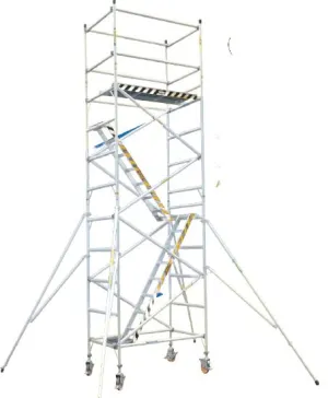 XG Aluminum 6.3m Stand Platform Height Scaffolding With 45 Degree Stairway Towers | Model : L-XG178SS-6.3M