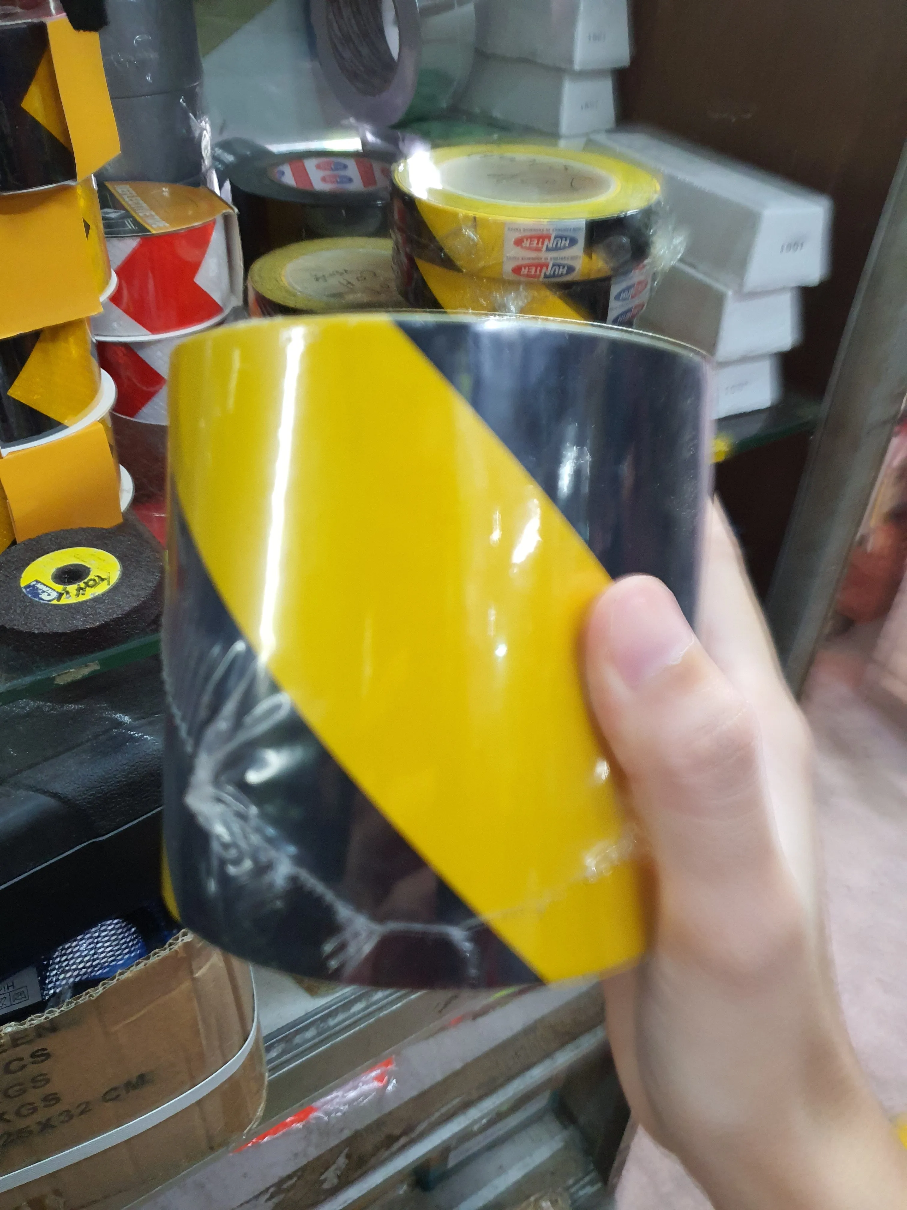Yellow/Black Reflective Tape| Model : TAPE-YB