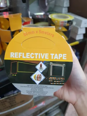 Yellow/Black Reflective Tape| Model : TAPE-YB
