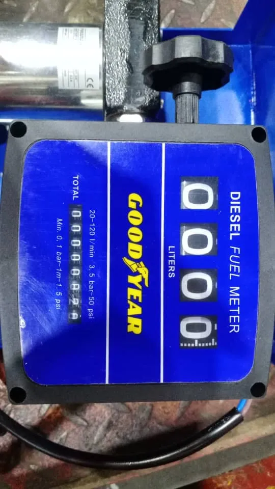 Yolip DC (1 Inlet/Outlet) Diesel Pump Set 12V Come With Diesel Meter. Auto Gun And 4M Rubber Hose | Model : AM-1224BTA-12V