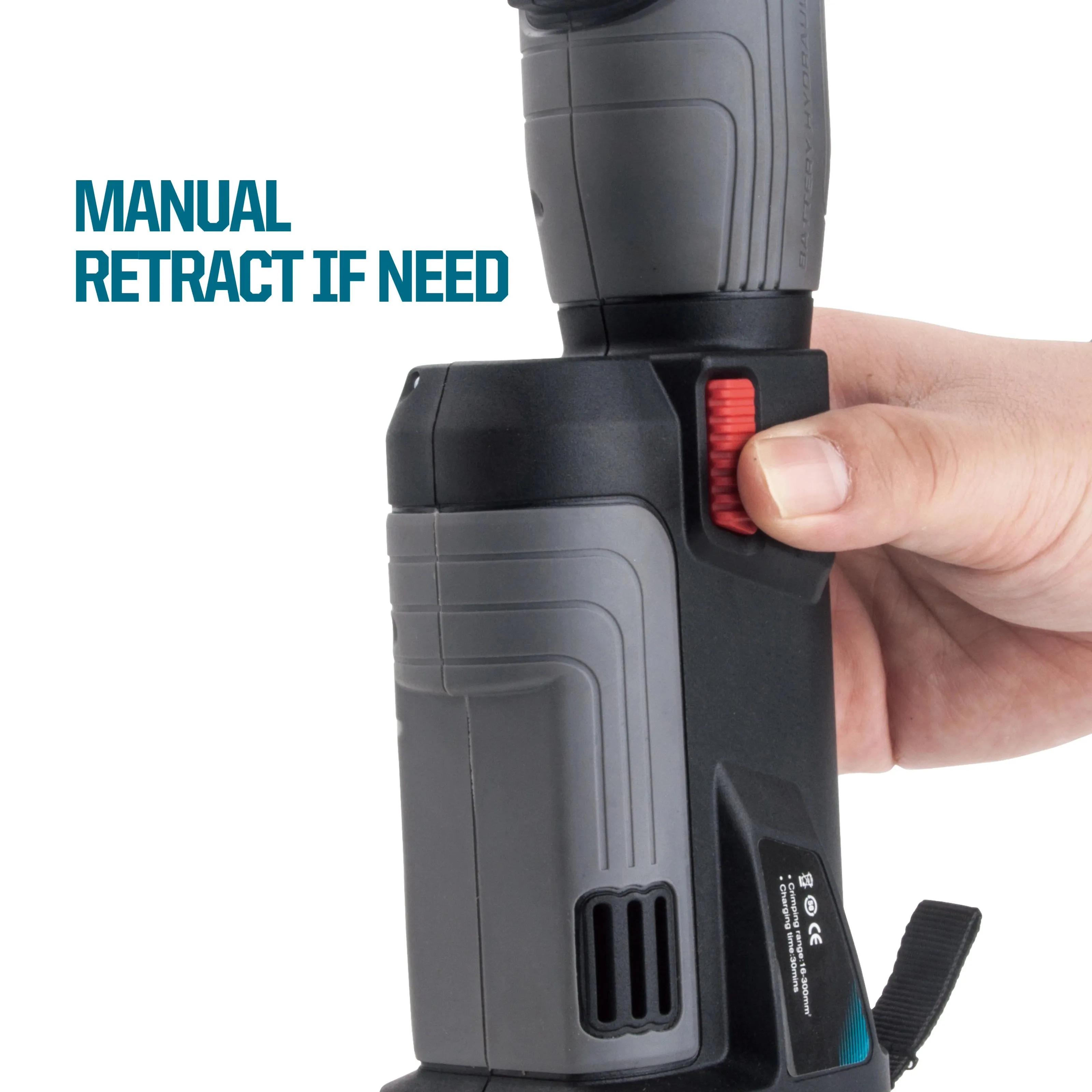 Zupper PZ-240 Cordless Battery Portable 18V Hydraulic Cable Terminal Crimping Tool 240mm | Model : PZ-240